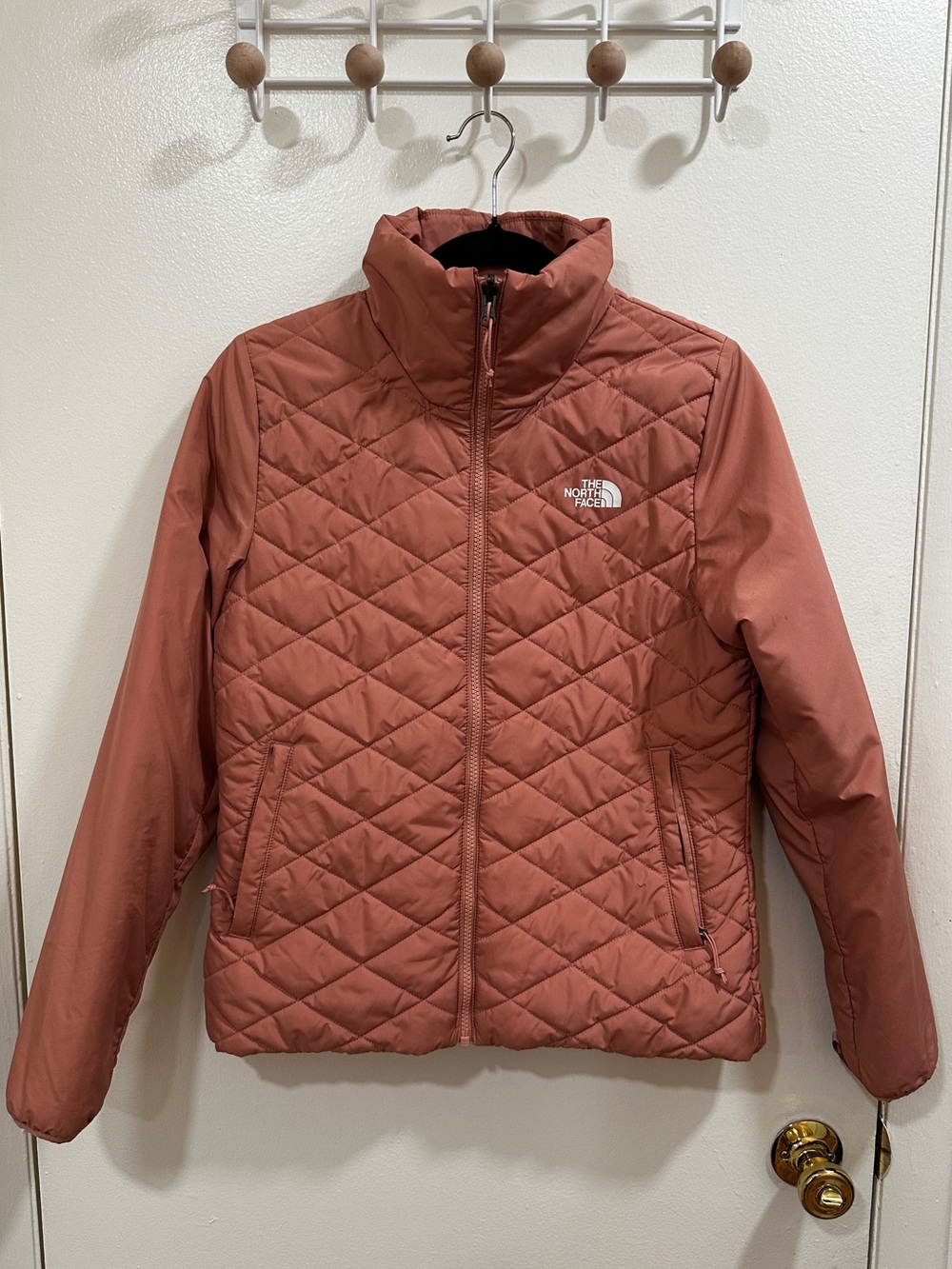 The North Face Junction Insulated Quilted Jacket Women's Medium Dusty Rose Pink